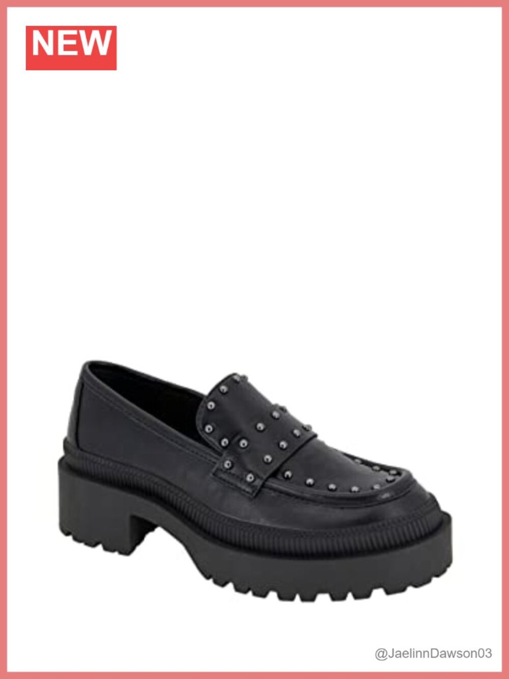 BCBGeneration Women's Marley Leather Loafers Flat Round Toe